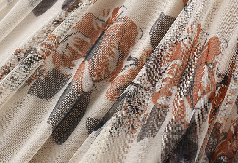 Chân Váy Hoa Dài Chữ A Lưng Cao Phối Lưới Xếp Li Thời Trang 2020 | BigBuy360 - bigbuy360.vn