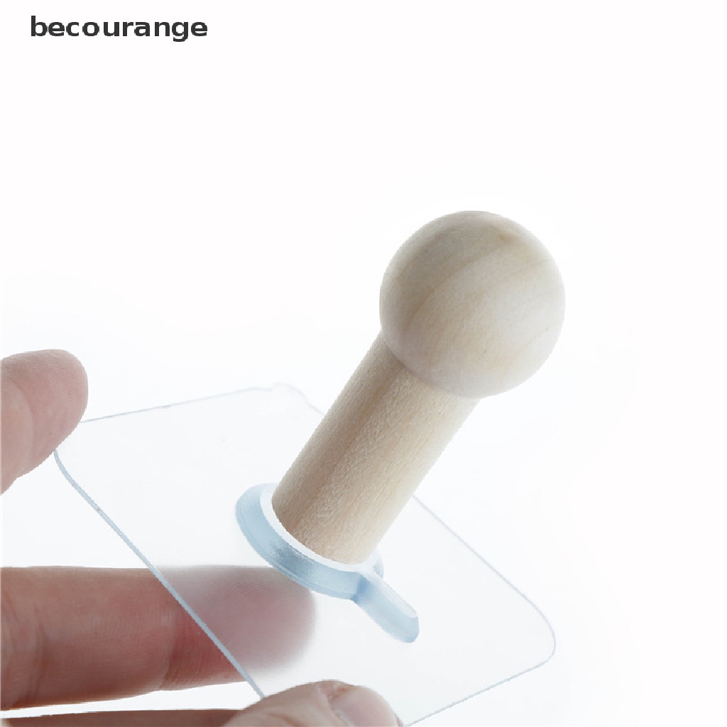 Móc Gỗ Treo Tường Không Cần Khoan Tiện Dụng