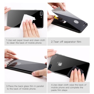 Kính cường lực 4D ARC mặt sau iphone 8 plus hãng Baseus