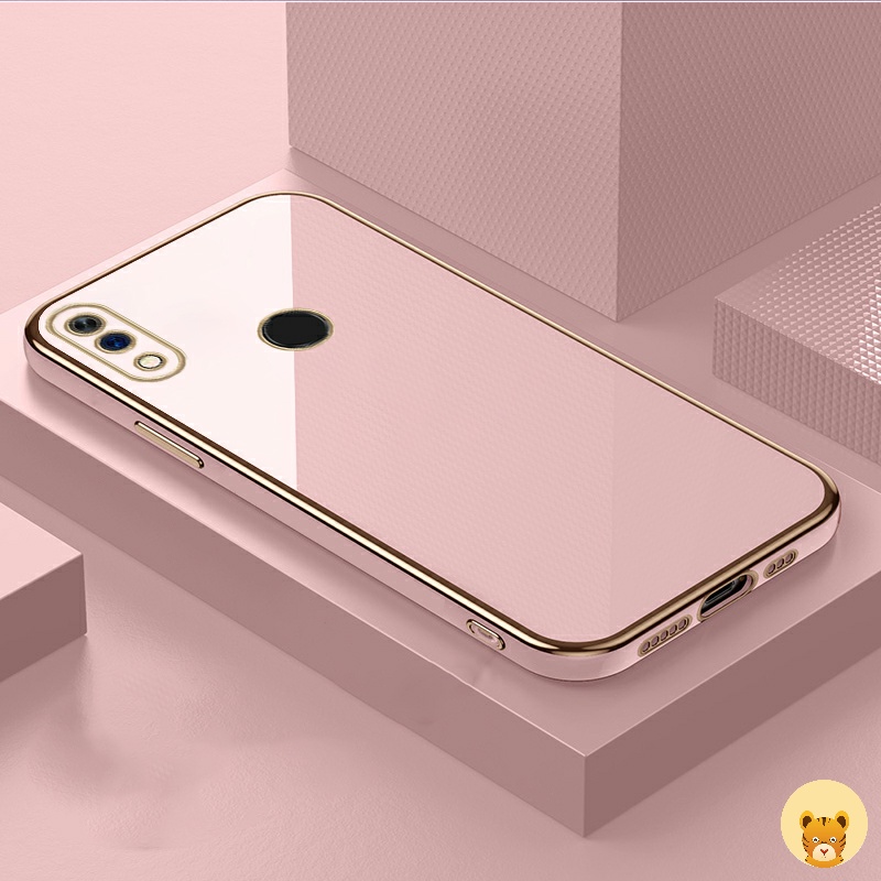 Ốp Điện Thoại Mạ Điện 5 Màu Sang Trọng Đơn Giản Cho Realme 3 3i 3 Pro