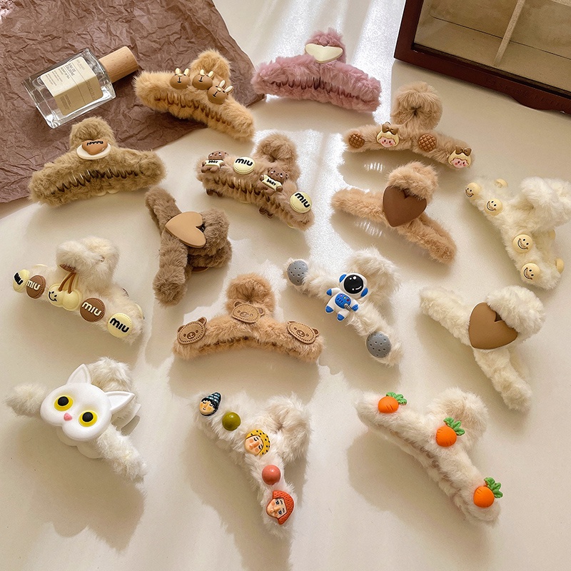 Kẹp Tóc Cỡ Lớn Phong Cách Hàn Quốc Thời Trang Thu Đông Cho Nữ