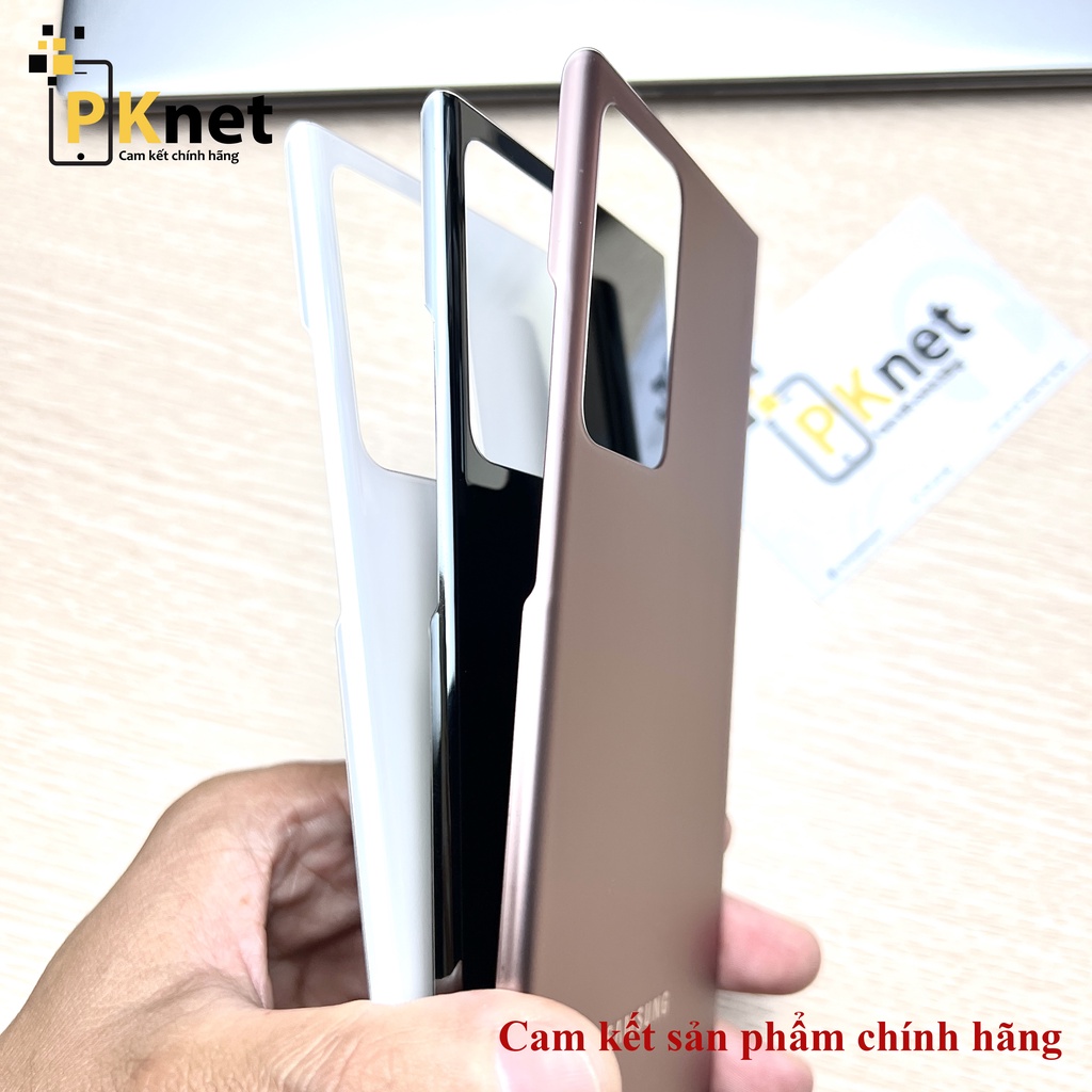 Nắp lưng Note 20 Ultra Chính Hãng Samsung. Đủ 3 màu sắc Vàng đồng, đen, trắng.
