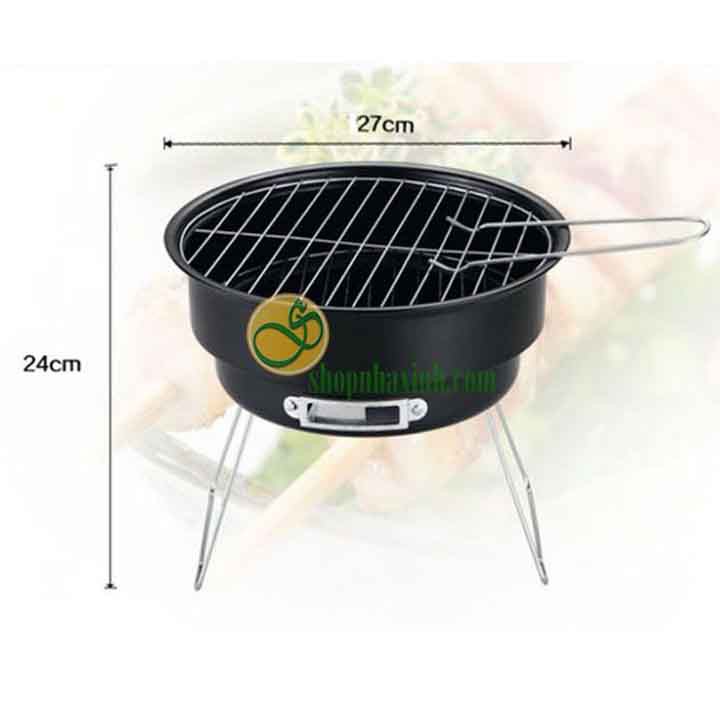 Bếp Nướng Than Hoa Chống Dính Tròn, Loại Đẹp