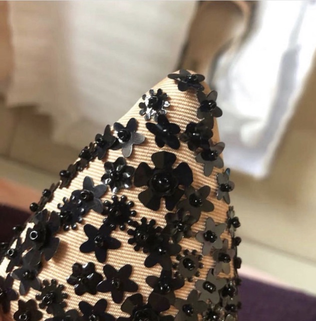 GIÀY CAO GÓT ZARA ĐÍNH HOA HÀNG TUỒN