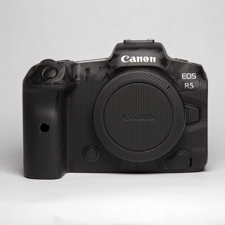 Miếng Dán Skin Máy Ảnh 3M - Decal Shadow camo vân nổi - Cho máy ảnh Canon EOS R/ RP/ R5/ R6 LUXSKEEN