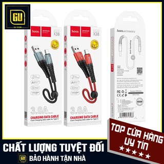 ✔️✔️chính hãng✔️✔️cáp sạc hoco x38 dài 25cm dây dù cho android và ios