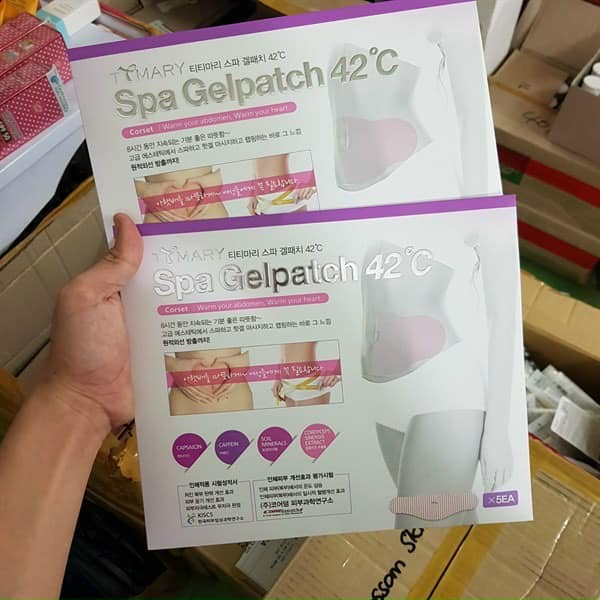 Miếng Dán Giảm Mỡ Bụng 42℃ Spa Gelpatch Hàn Quốc