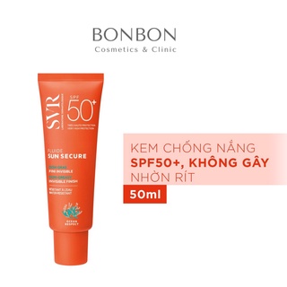 Kem chống nắng svr fluide sun secure spf50+ 50ml không gây nhờn rít da