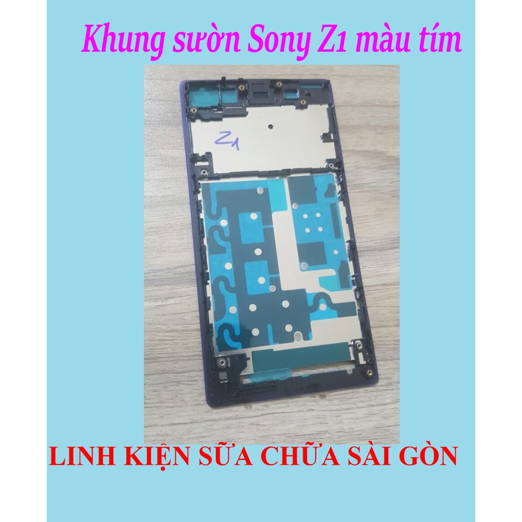 khung sườn Sony Z1 màu tím