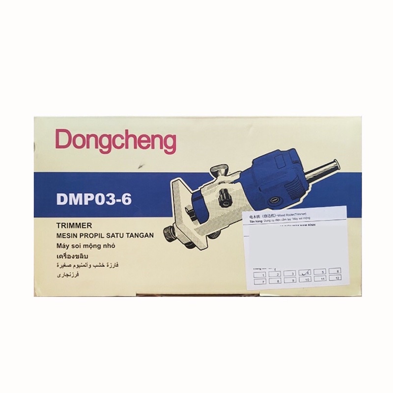 MÁY SOI MỘNG PHAY GỖ DongCheng DMP03-6 CÔNG SUẤT 530W