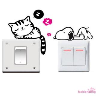 Decal Dán Tường Hình Chó Mèo