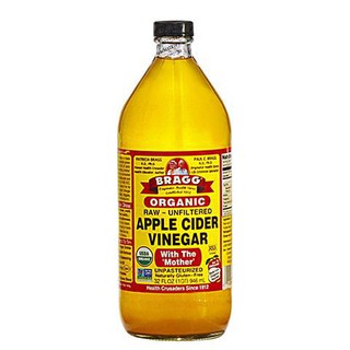 Giấm táo hữu cơ Bragg/ Apple cider vinegar organic Bragg 946ml