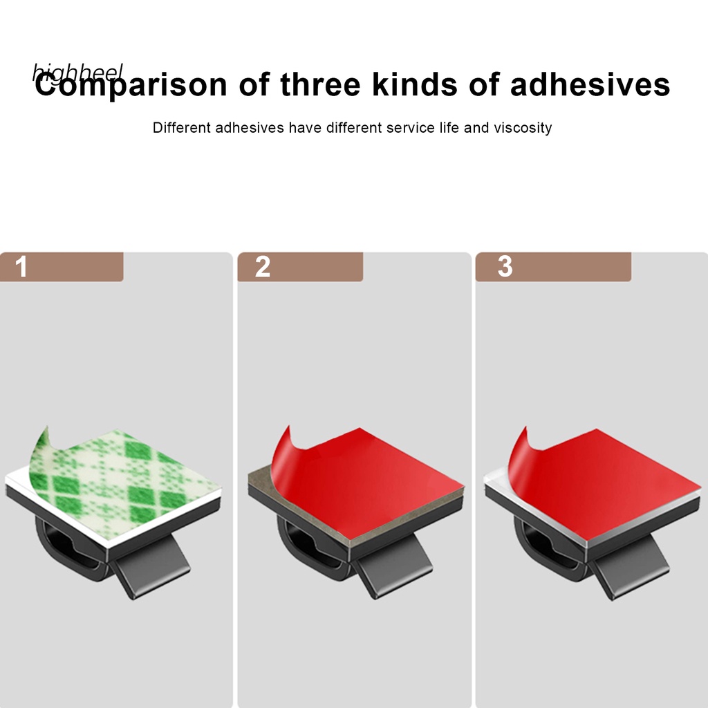 Kẹp Cố Định Dây Cáp Sạc Tai Nghe Tự Dính Gọn Nhẹ Chống Mài Mòn Tiện Dụng Cho Văn Phòng