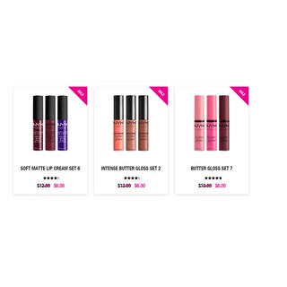 (trả order) set 3 son NYX
