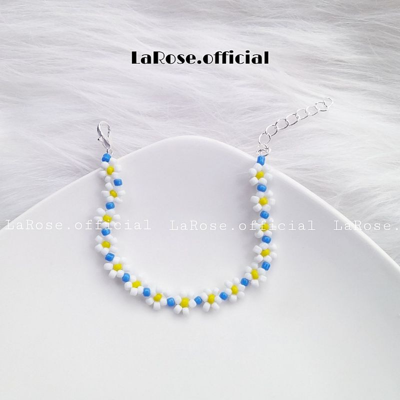 Vòng tay hoa cúc hoạ mi nhí