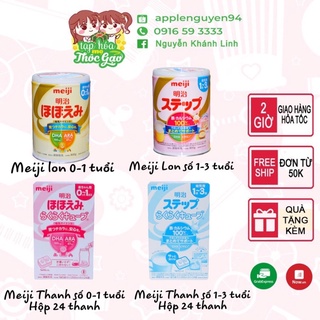 [Mã 158FMCGSALE giảm 7% đơn từ 500K] Sữa Bột Meiji Nội địa Nhật số 0-1, 1-3 800gr 🌸MẪU MỚI DATE 11/2022🌸