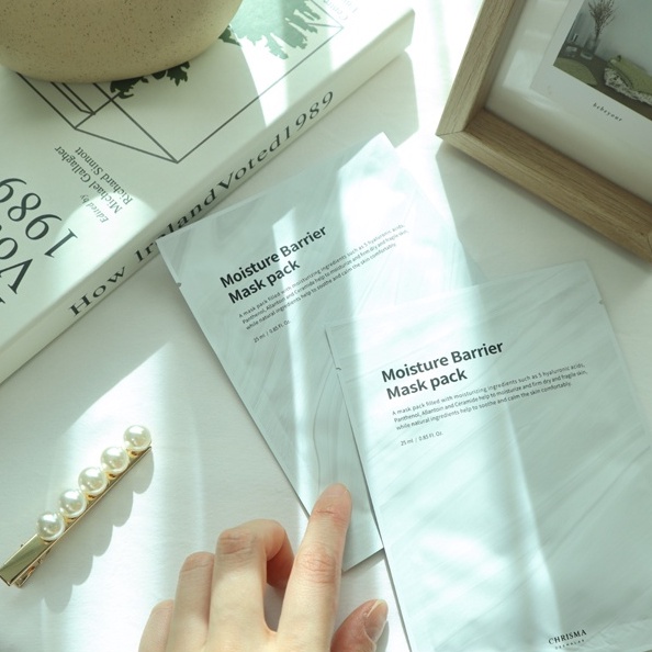 Set 20 miếng mặt nạ dưỡng ẩm, căng bóng Chrisma Hàn Quốc