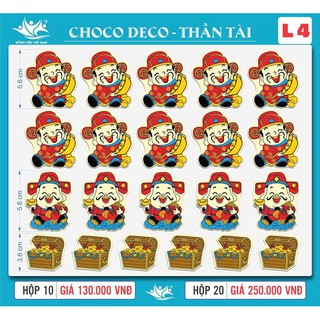 Khuôn socola in hình Tết trang trí bánh