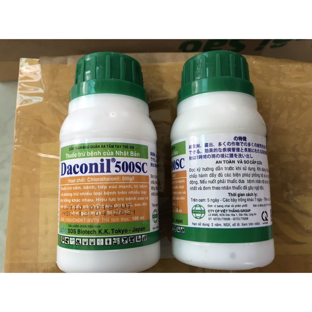 Thuốc trừ bệnh Hoa lan DACONIL -500SC - Lọ 100ml