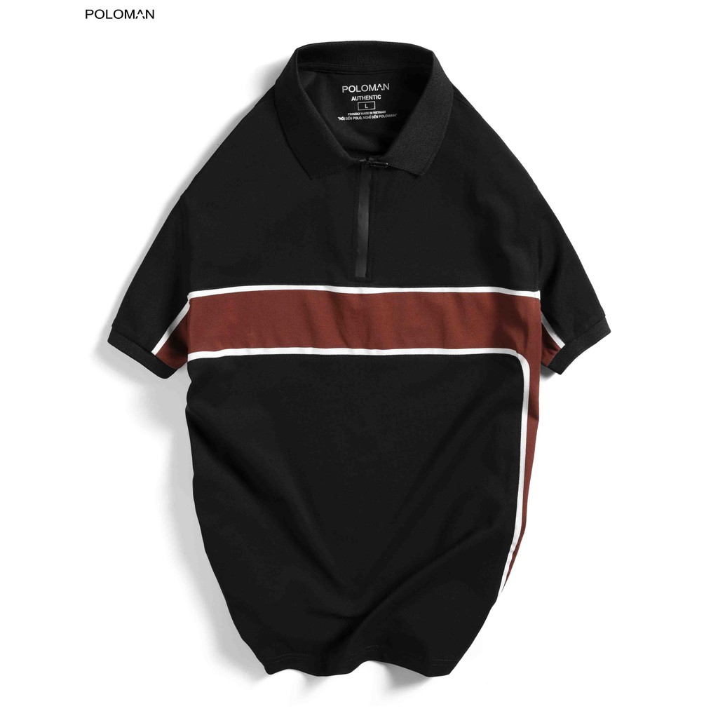 Áo Polo nam cổ bẻ phối DAL phối-in vải cá sấu Cotton xuất xịn,chuẩn form,trẻ trung - thanh lịch - POLOMAN. | BigBuy360 - bigbuy360.vn
