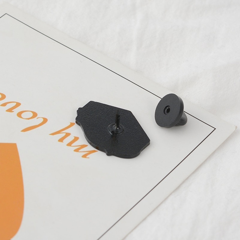 Ghim cài áo tráng men hình hoạt họa mèo chuối cho nữ