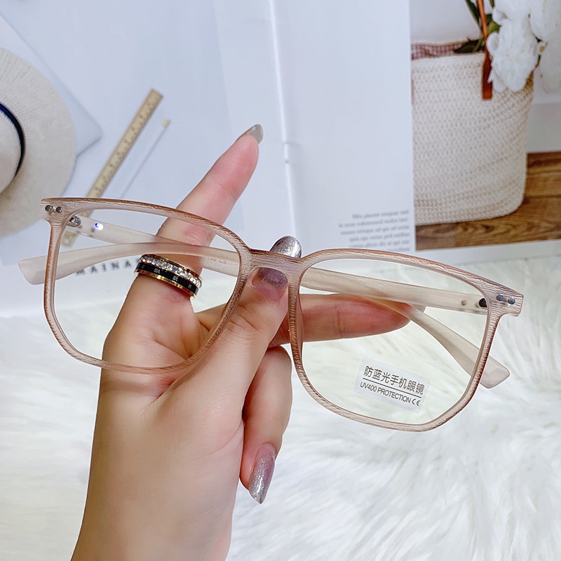 Mắt Kính Gọng Gỗ Phong Cách retro Thời Trang Cho Nam Nữ