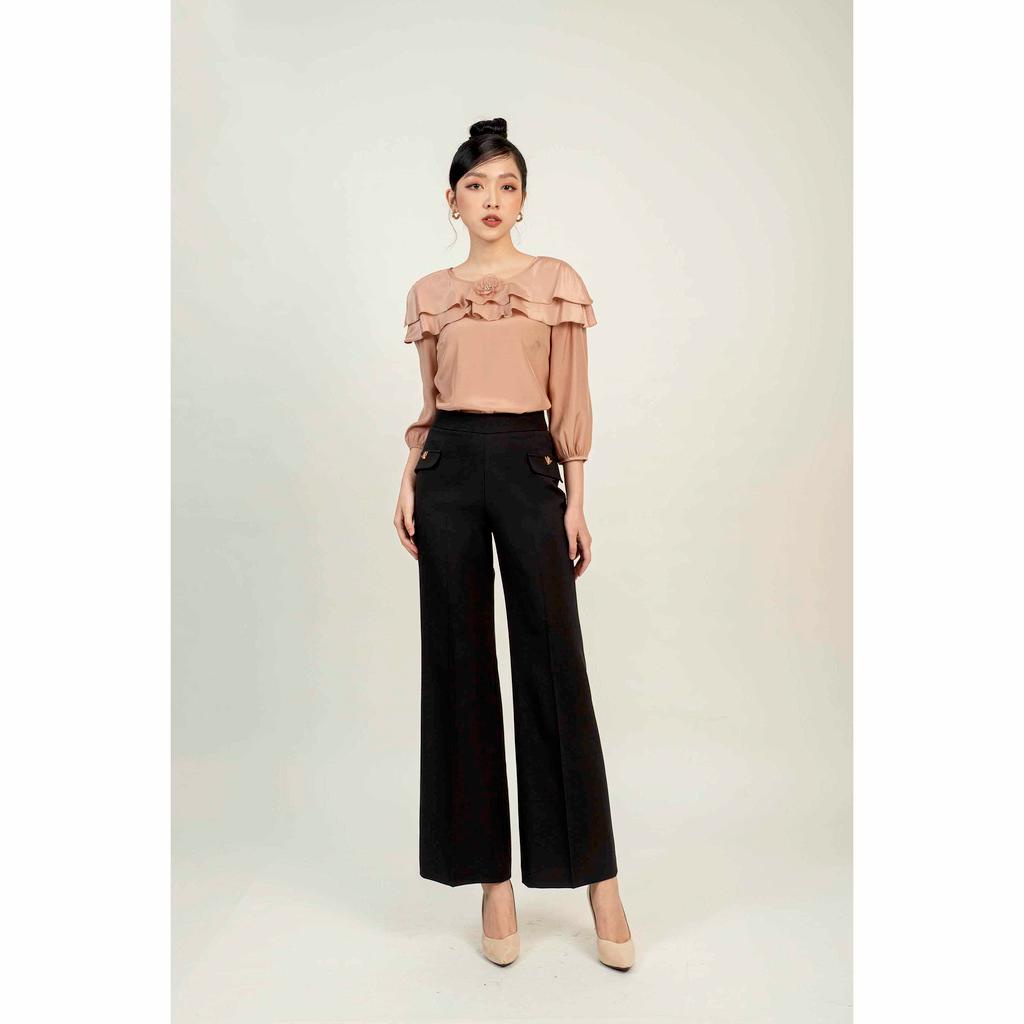 Quần xuông ống vảy MMOutfit M-QU031220012