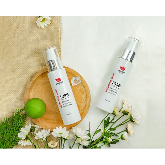 Nước Hoa Hồng Kiềm Dầu Se Khít Lỗ Chân Lông Whitening Toner Rose Linh Hương 100ml