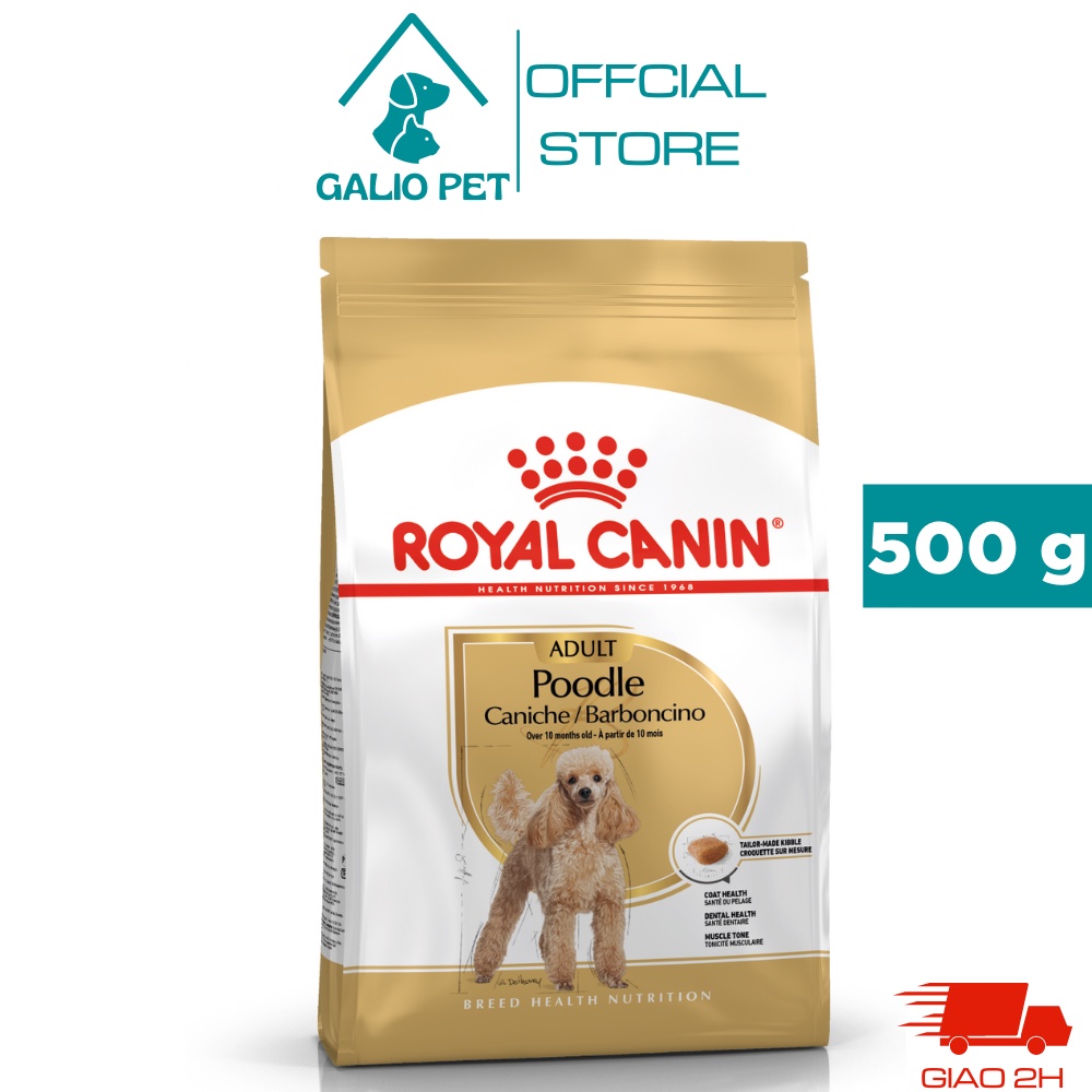 Thức ăn hạt Royal Canin Poodle Adult, túi 500g