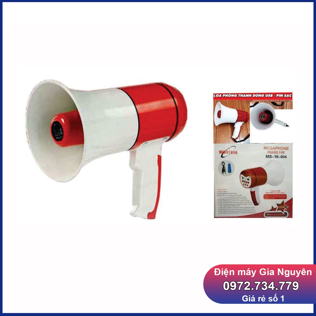 Loa phóng thanh cầm tay Megaphone. Loa bán hàng, loa thông báo