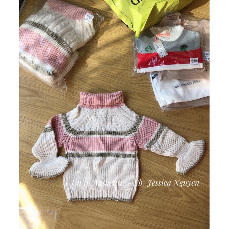 Áo len Ri vợt sale size 18-24m, 9-10y