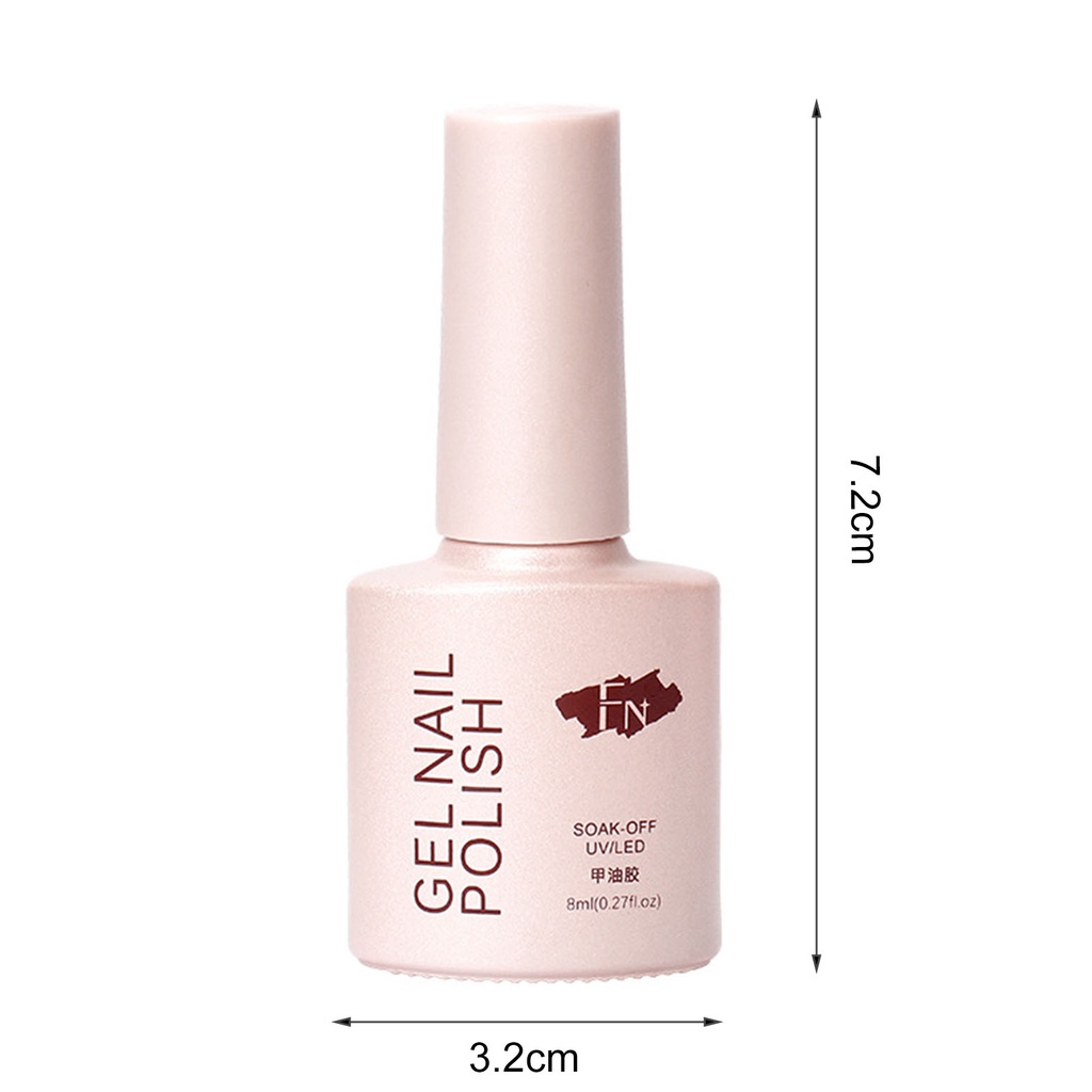 [Hàng mới về] Lọ gel sơn móng 8ml nhiều màu sắc trong suốt thời trang