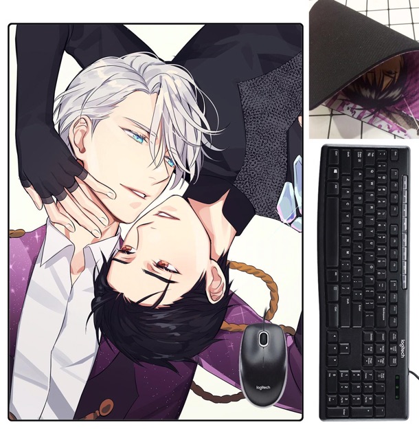 Bàn di chuột BL yuri!!! On lce victuuri dẻo khổ 20x24cm