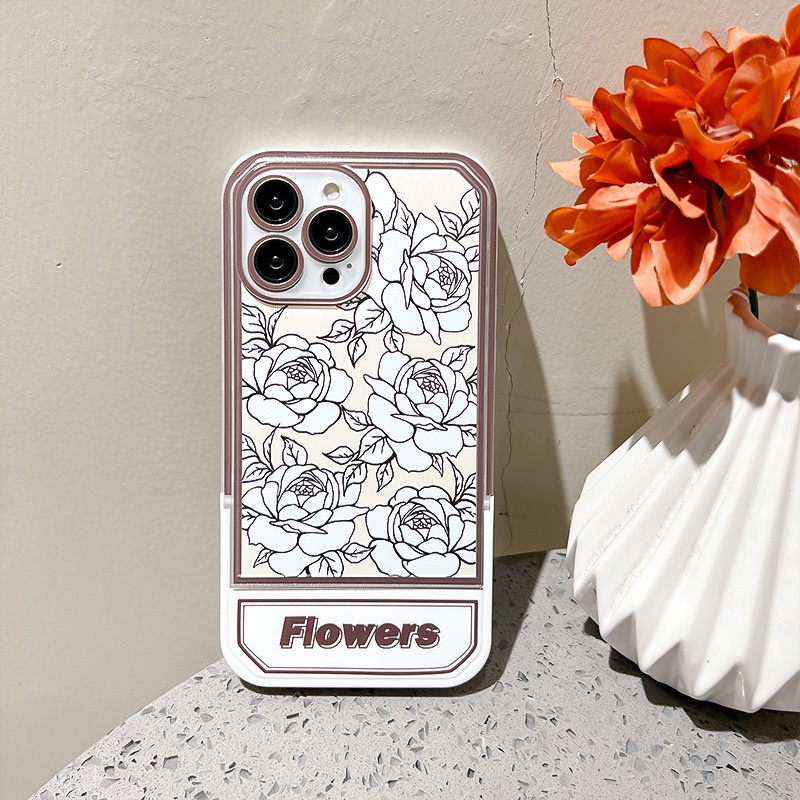 Ốp lưng iphone Ốp Điện Thoại Có Giá Đỡ Ẩn Cho iphone13Promax 11 / 12Pro 6 / 7 / 8plus Dinuo case