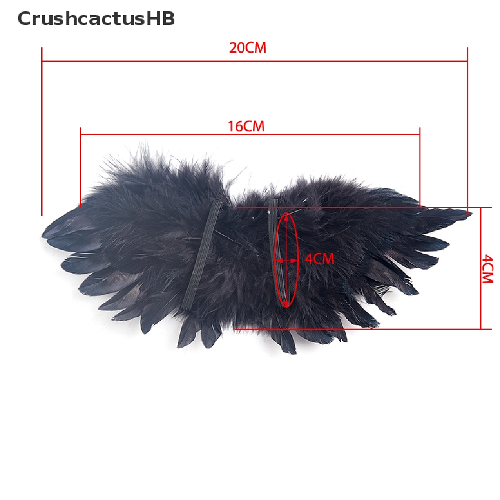 [CrushcactusHB] DIY Mini Feather Angel Wing Newborn Props For 1/6 1/4 1/3 BJD Doll Clothes Wings Hot Sell