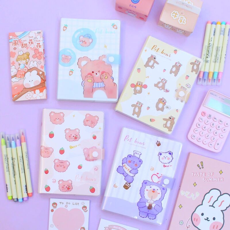 Sổ cúc bấm Pet Bear