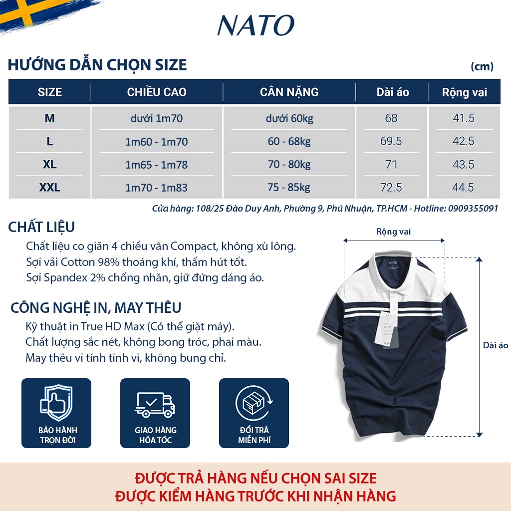 Áo Thun Polo Nam DON Vải Cotton Cá Sấu Cao Cấp Basic Đẹp Tay Ngắn Có Cổ Màu Trắng Đen Đỏ Xanh Navy Trơn Họa Tiết NATO