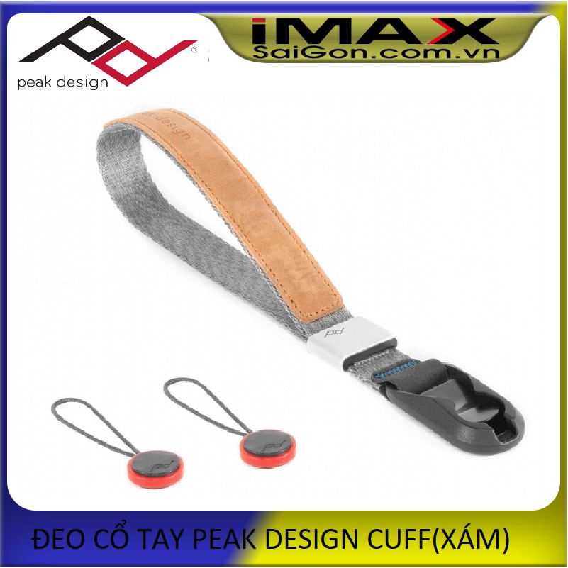 DÂY MÁY ẢNH ĐEO CỔ TAY PEAK DESIGN CUFF WRIST STRAP, MÀU XÁM