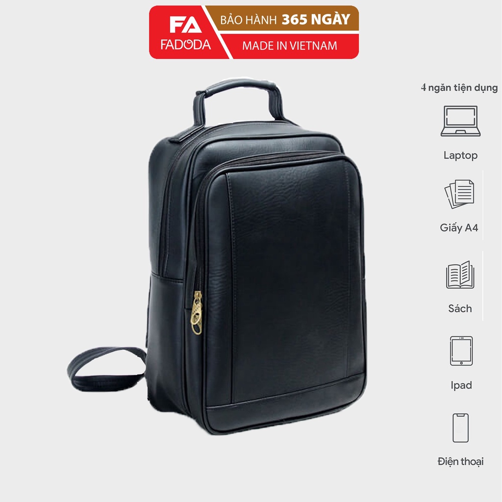 Balo da đựng laptop unisex FADODA FBA3