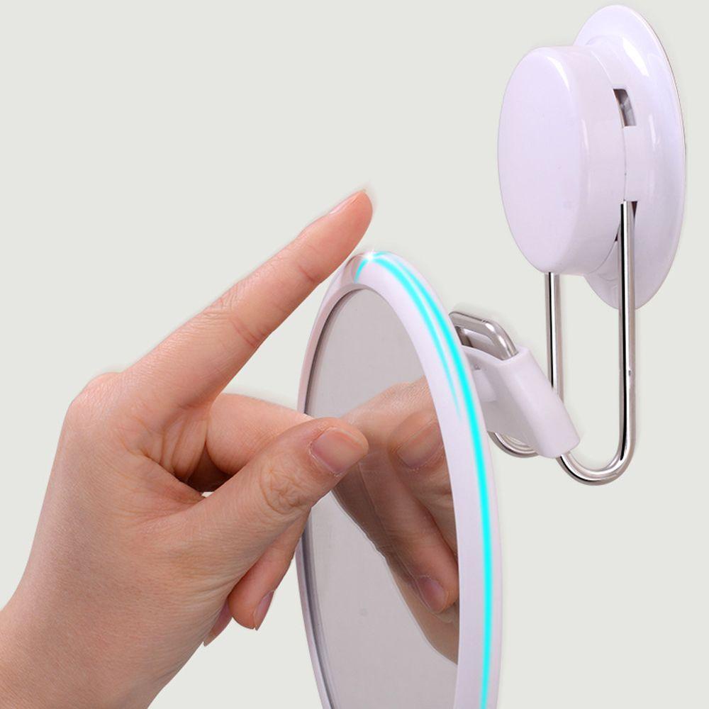 KRNY Gương Trang Điểm Xoay 360 Độ° Giá Treo Đồ Trang Điểm Hình Tròn Dán Tường Tự Dính Có Thể Gập Lại