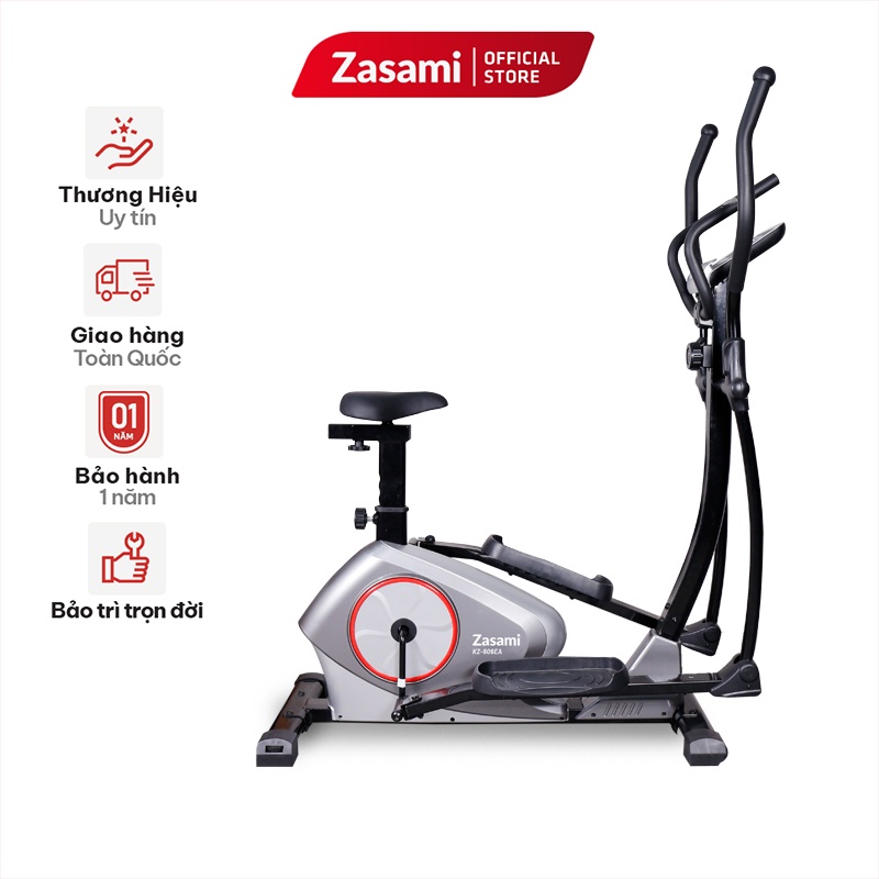 Xe Đạp Tập Thể Dục ZASAMI KZ-606EA Kháng Lực 8 cấp độ bảo hành 1 đổi 1 trong vòng 7 ngày
