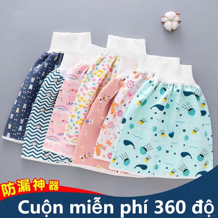 Váy tã in hoạt hình tiện lợi cho bé