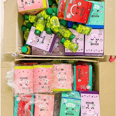 KẸO PLAYMORE THÁI LAN ĐỦ 8 VỊ HŨ 22G -  DATE 2023 (ảnh thật)