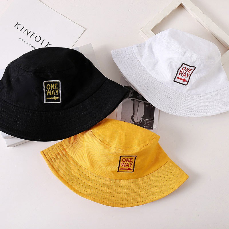 [Free Ship] Nón Bucket Nón Vành ONE WAY - Chữ Dệt Cực Kỳ Tinh Sảo