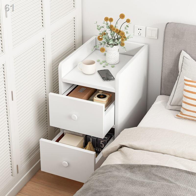 Bàn đầu giường siêu hẹp đơn giản hiện đại kệ nhỏ mini tủ đựng đồ phòng ngủ lưu trữ