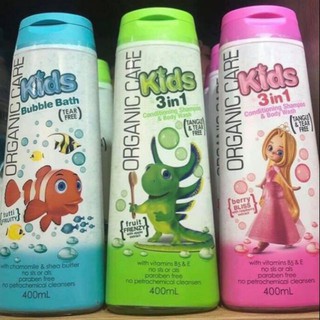 Sữa tắm gội và xả Organic care cho trẻ em (Kids 3 in 1) (400ml)