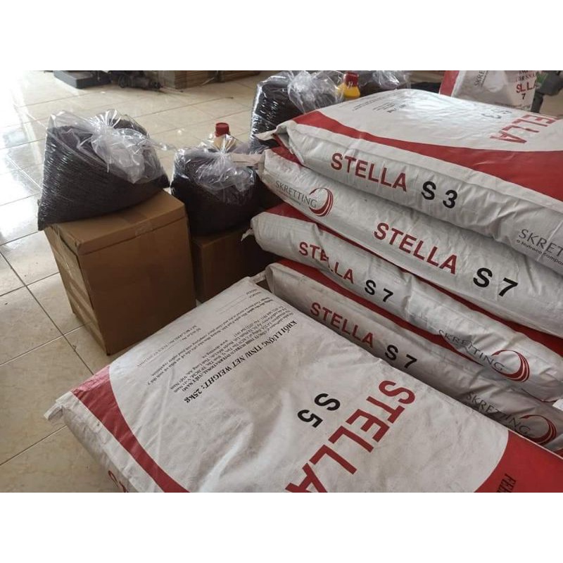 Cám cá stella cho cá koi s2,s3,s5,s7 | Túi zip 1kg
