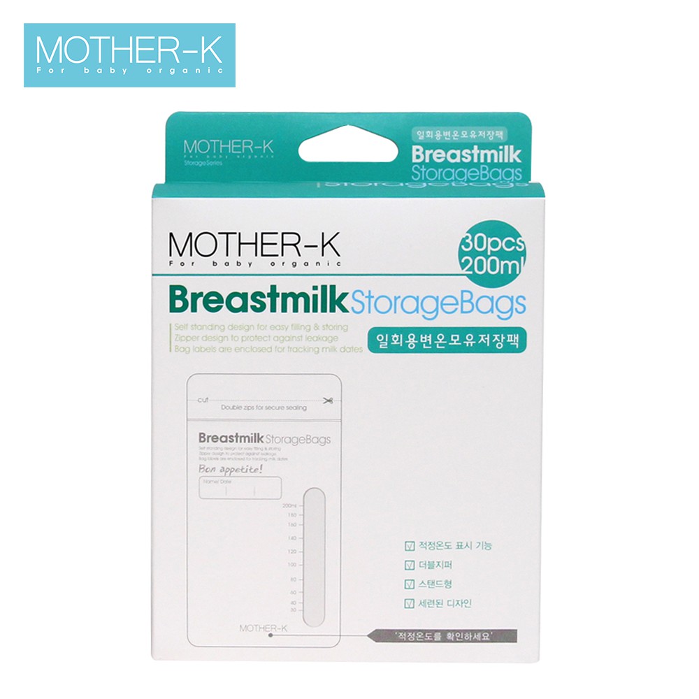 Túi trữ sữa cảm biến nhiệt Mother-K Hàn Quốc (30c) - KM13002