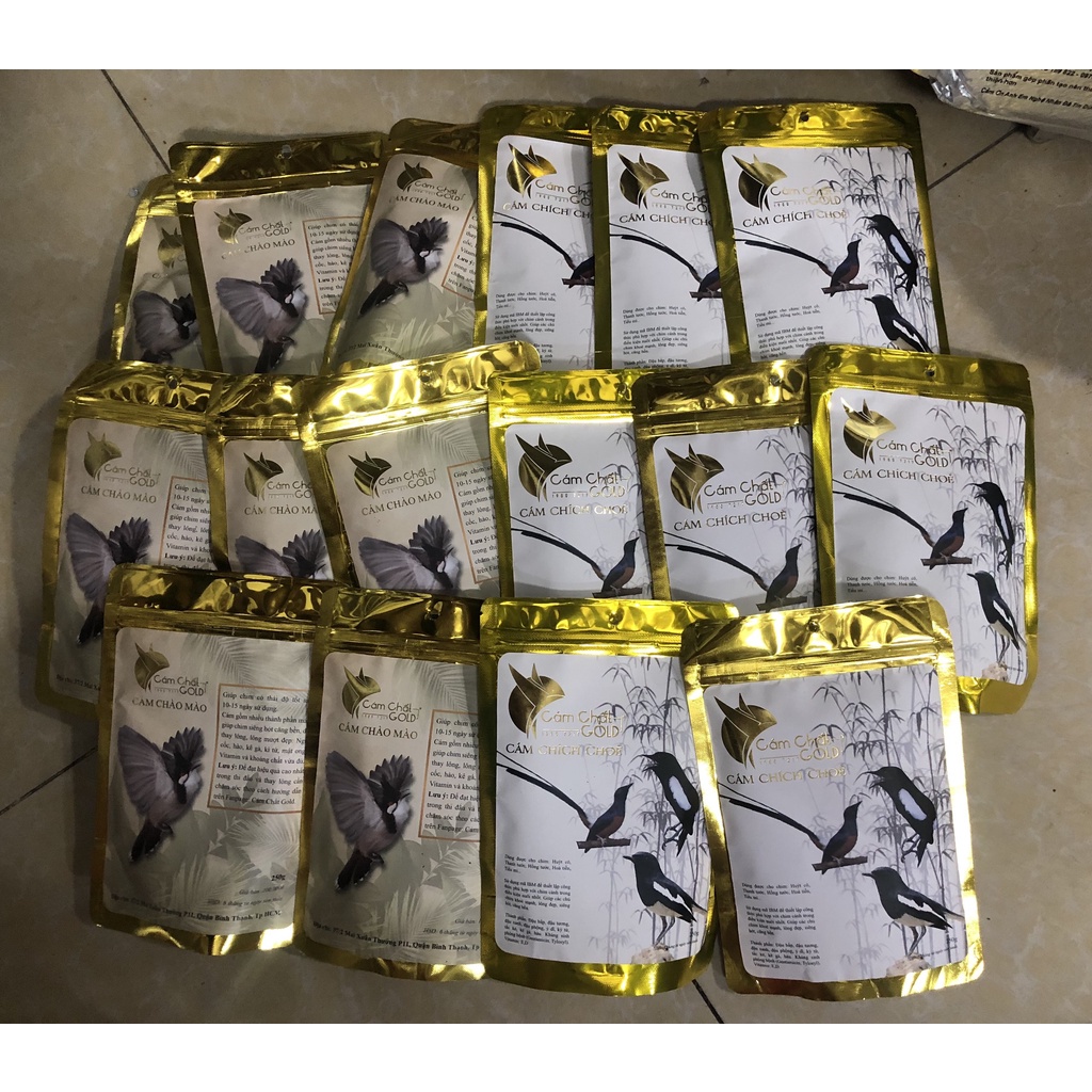 Cám Chích Chòe Hạt Dinh Dưỡng, Cám Chất Gold - Thức Ăn Chim Chích Chòe, Mi, Khướu