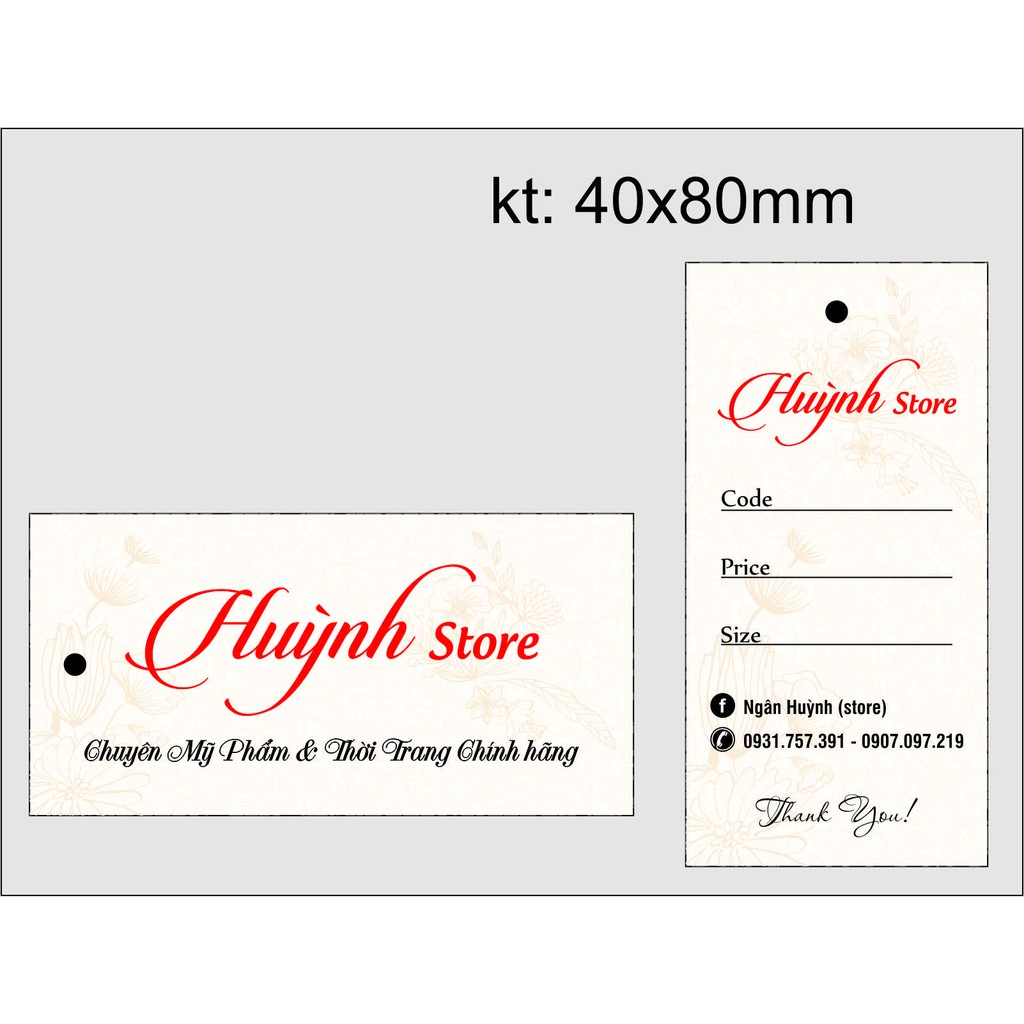 Combo 1000 chiếc tag + 1000c dây dù